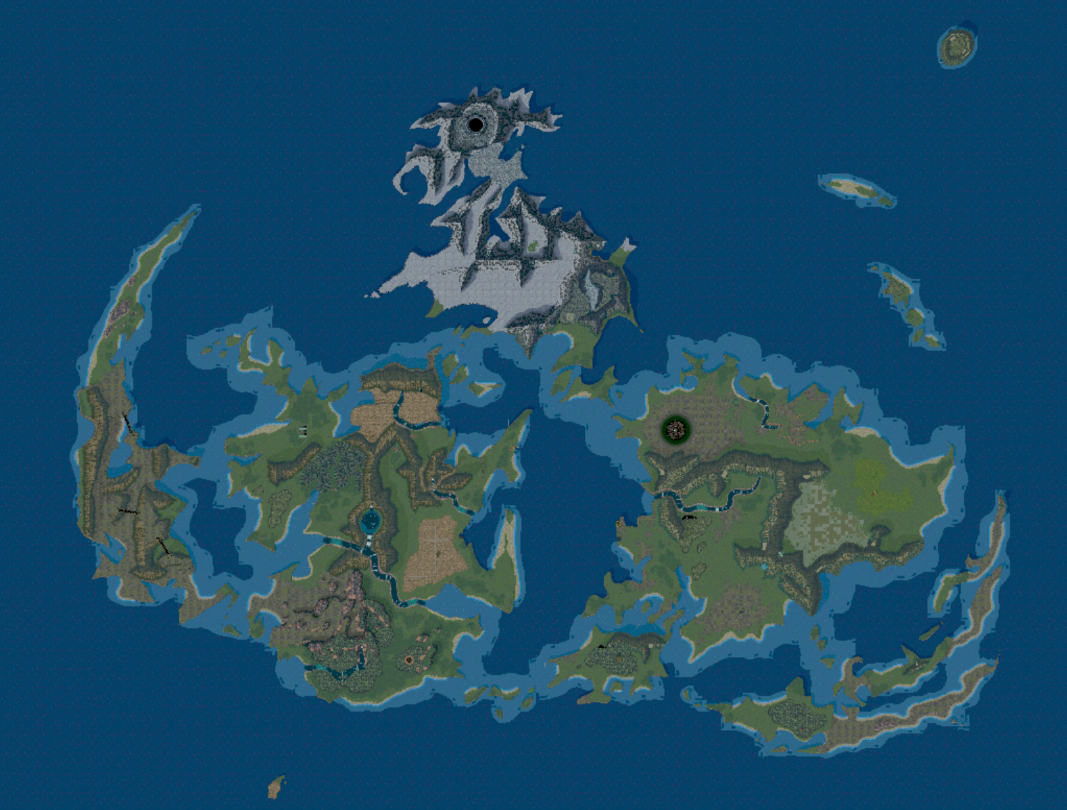 carte du monde FF7