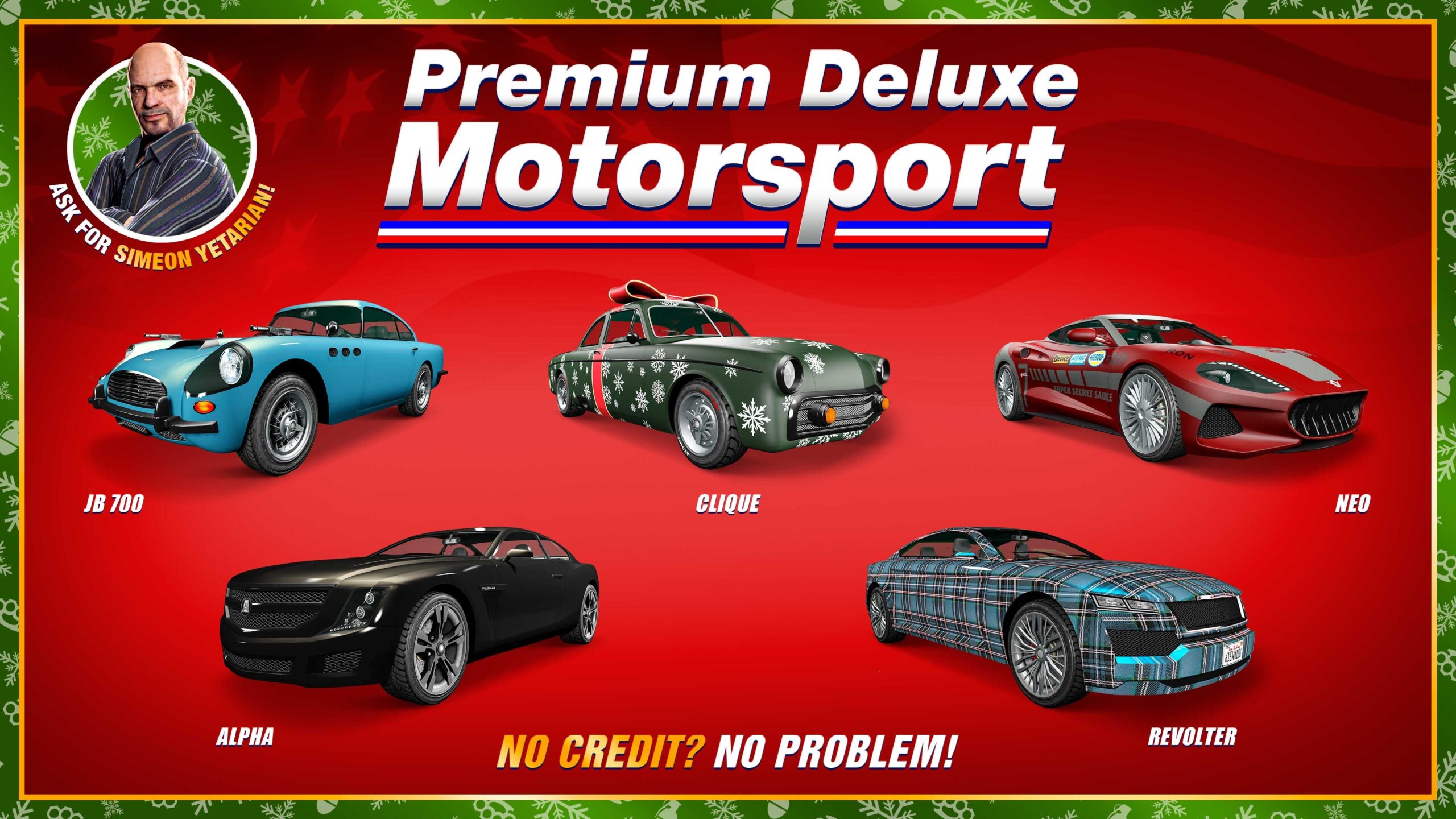 GTA Online Showroom de Premium Deluxe Motorsport décembre 2024 image