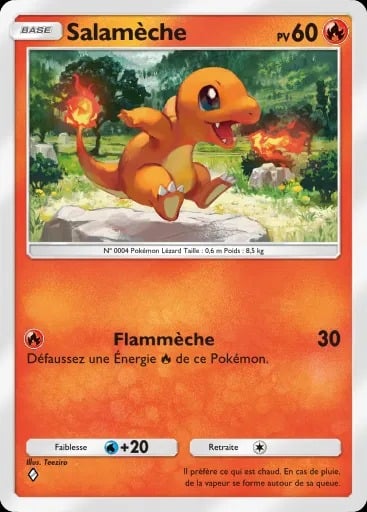 Carte Salamèche Pokémon Pocket Trading Card Game