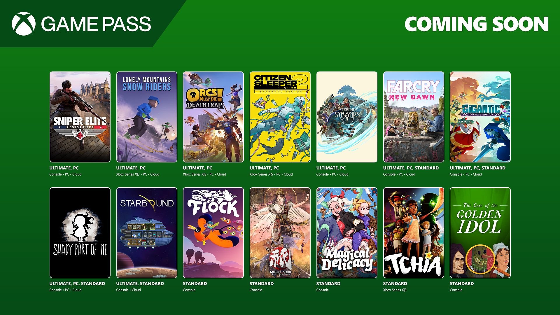 xbox game pass janvier