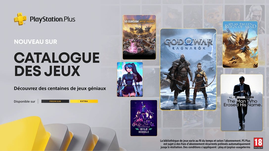 Illustration du catalogue des jeux PS Plus Extra de janvier 2025