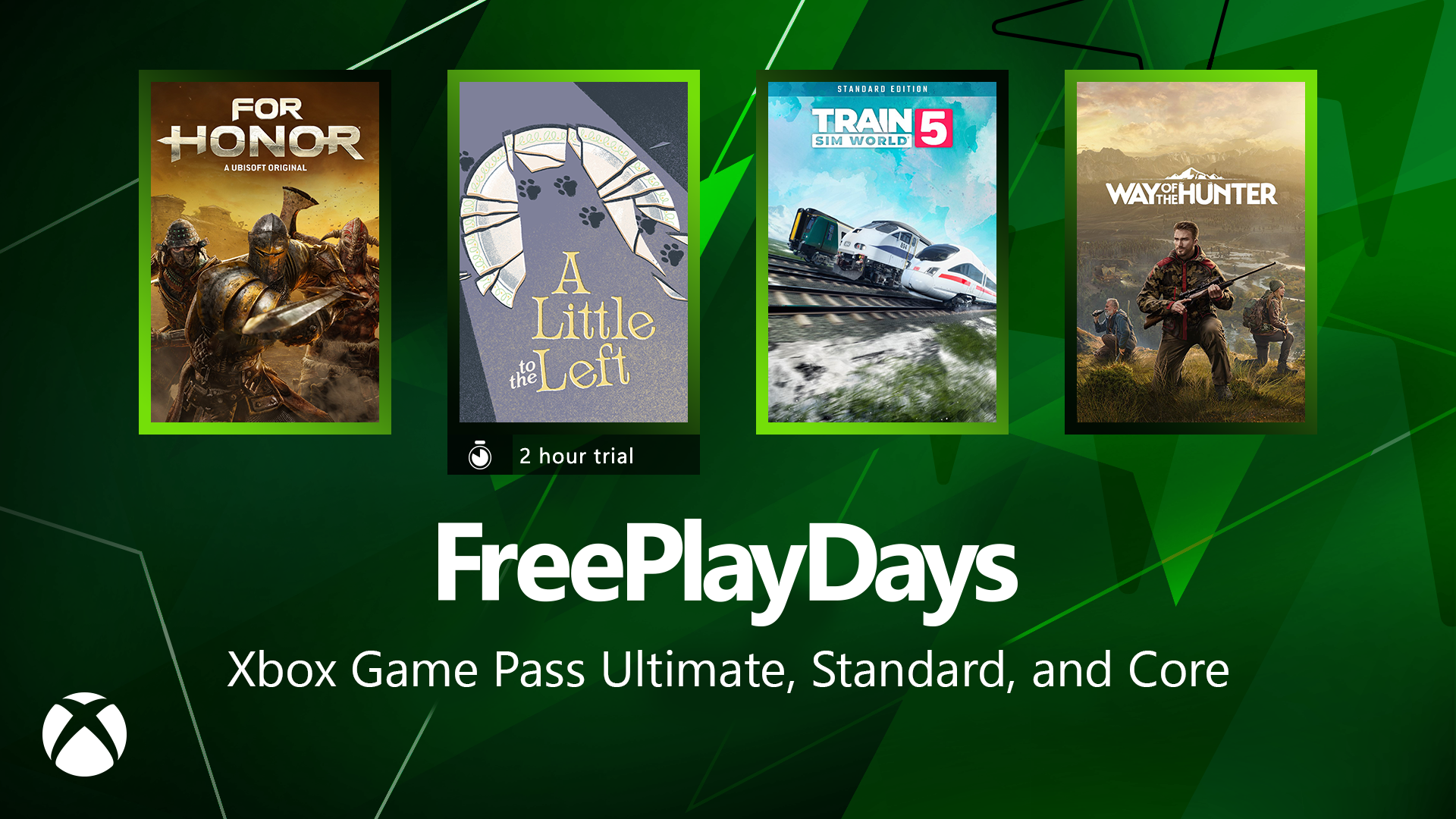 Jeux inclus dans l'opération #FreePlayDays du Xbox Game Pass entre le 23 et le 27 janvier 2025.