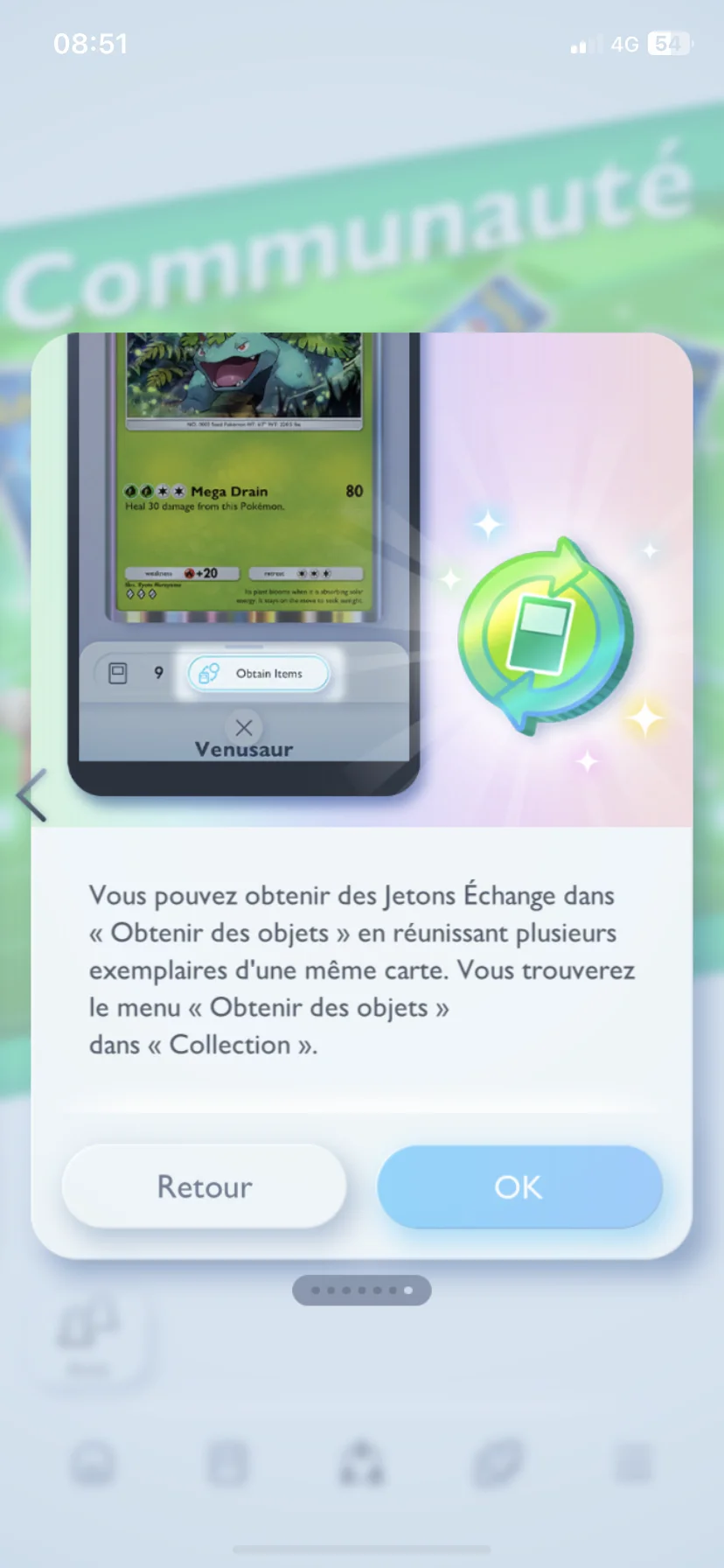 Tuto des échanges dans Pokémon Pocket.