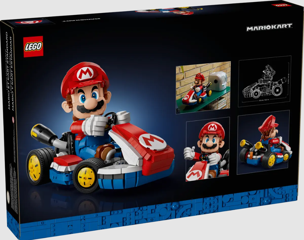 72037 Mario Kart Mario et kart standard boite arrière image
