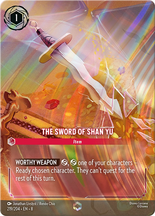 Disney Lorcana The Sword of Shan Yu Set 8