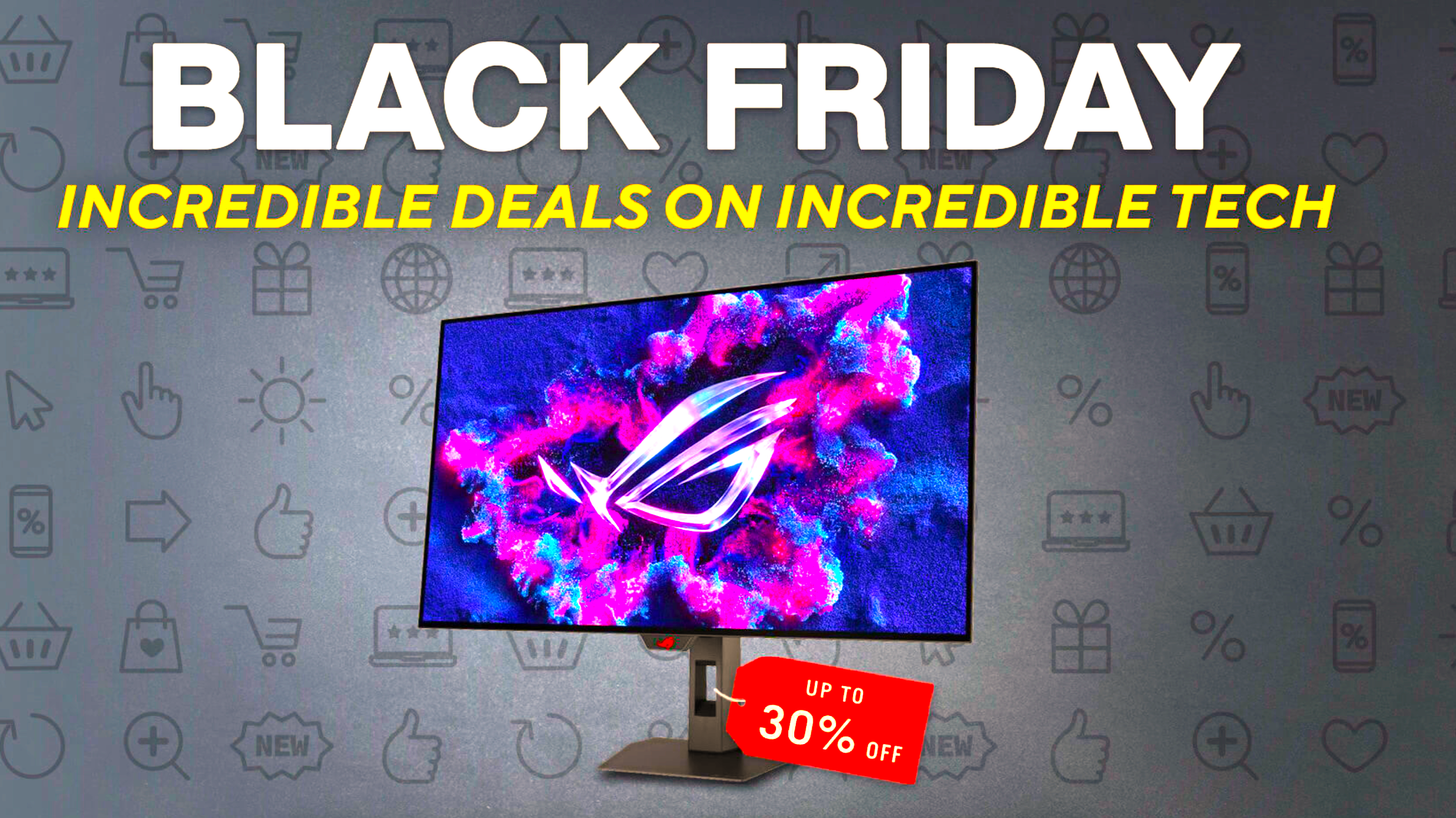 Black Friday ROG : d'excellents écrans gaming à prix canon et une belle nouveauté !