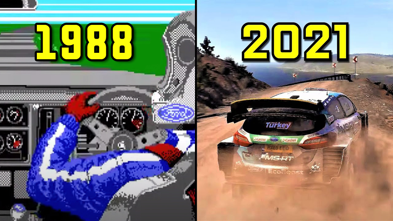L'image du jour : L'évolution graphique des jeux de rallye en vidéo
