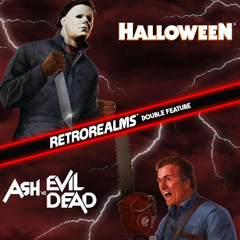 Halloween Ash VS Evil Dead Retro Realms