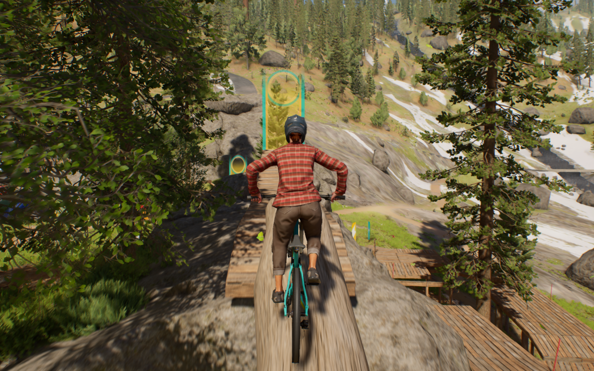 Les épreuves techniques permettent de creuser un gameplay au départ très accessible dans Riders Republic.