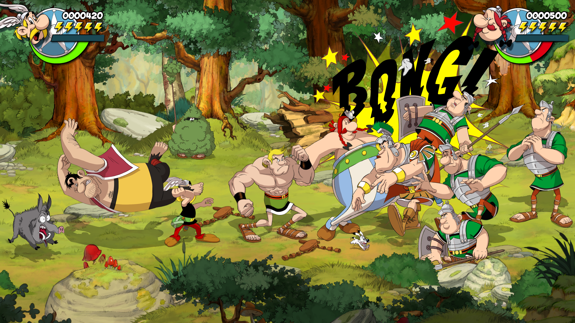 Astérix et Obélix Baffez-les Tous, image de gameplay 