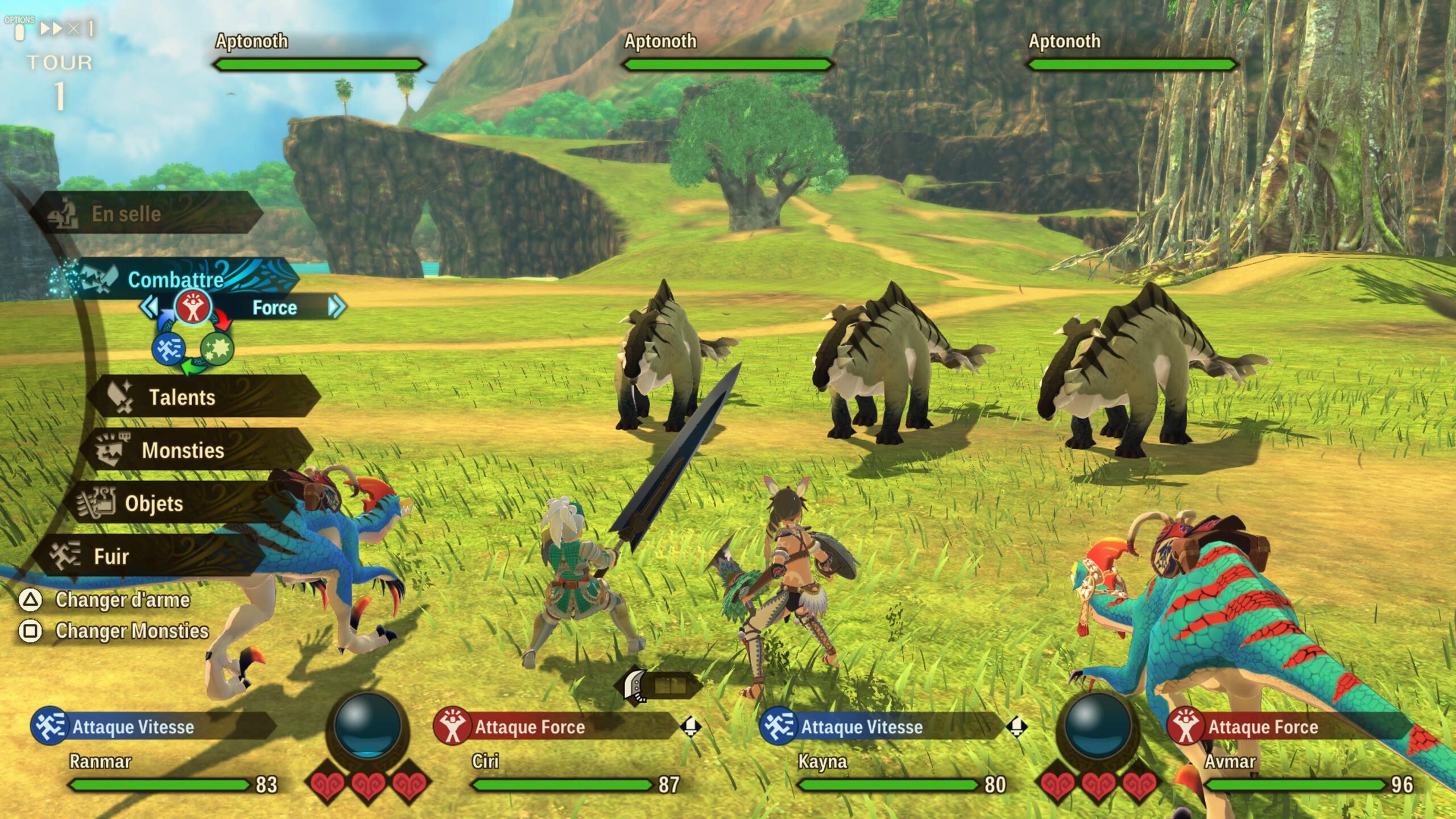 Monster Hunter Stories 2 Combat