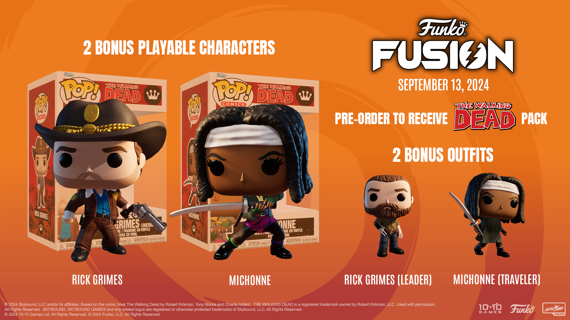 Funko Fusion : Pack personnages The Walking Dead
