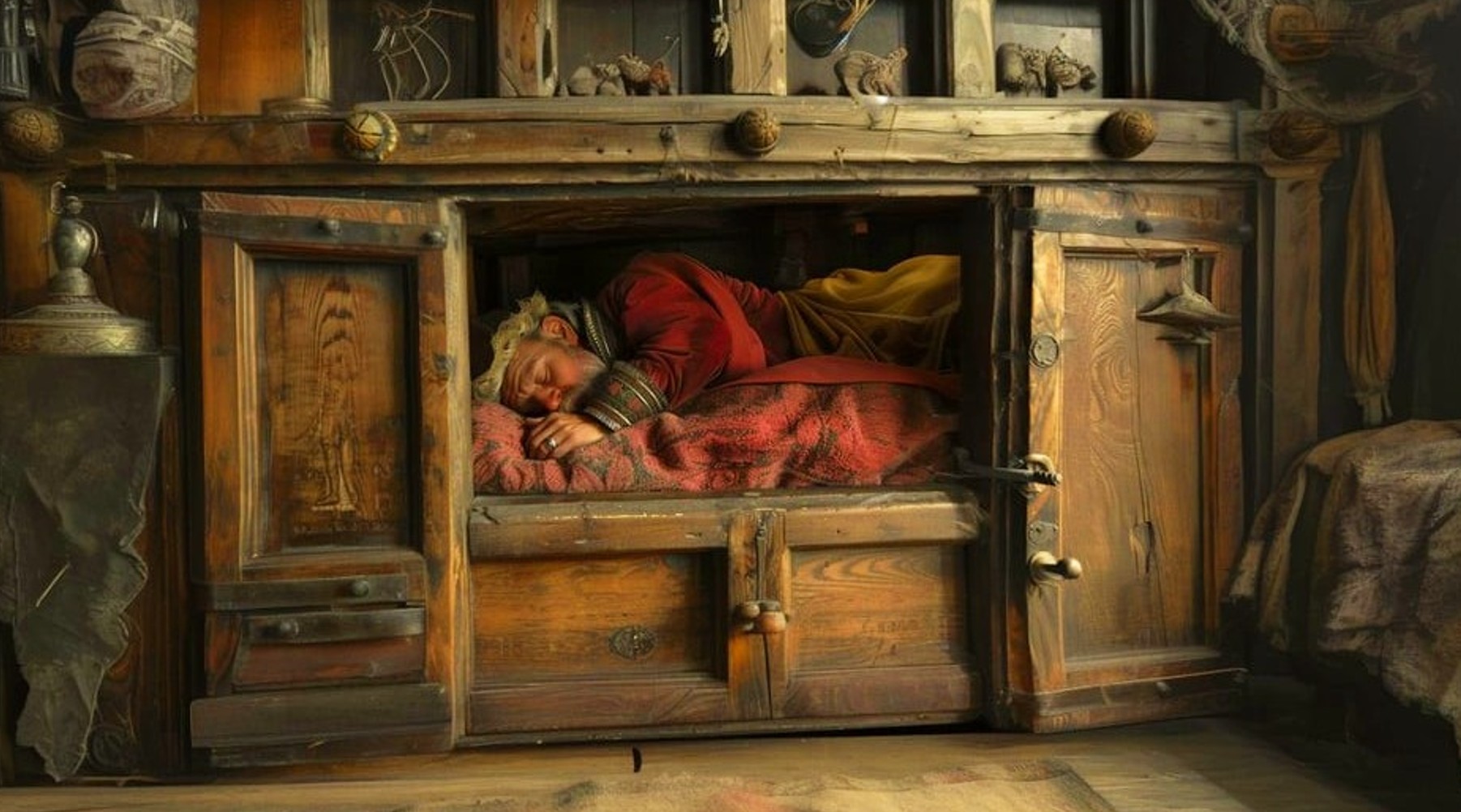 Pourquoi les gens dormaient dans des armoires en bois au Moyen Âge ?