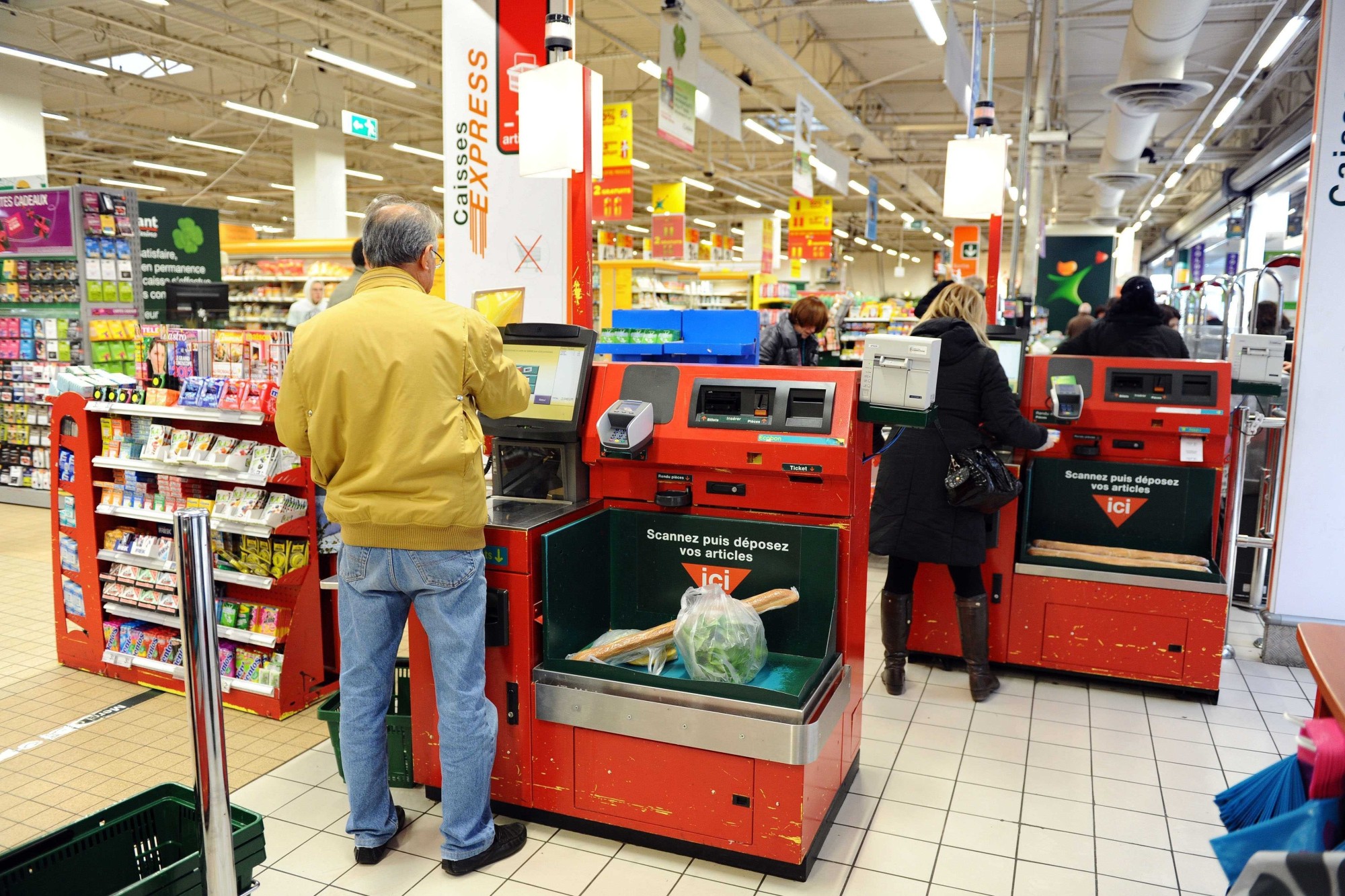 Les caisses automatiques sont un véritable échec dans les supermarchés, c'est officiel