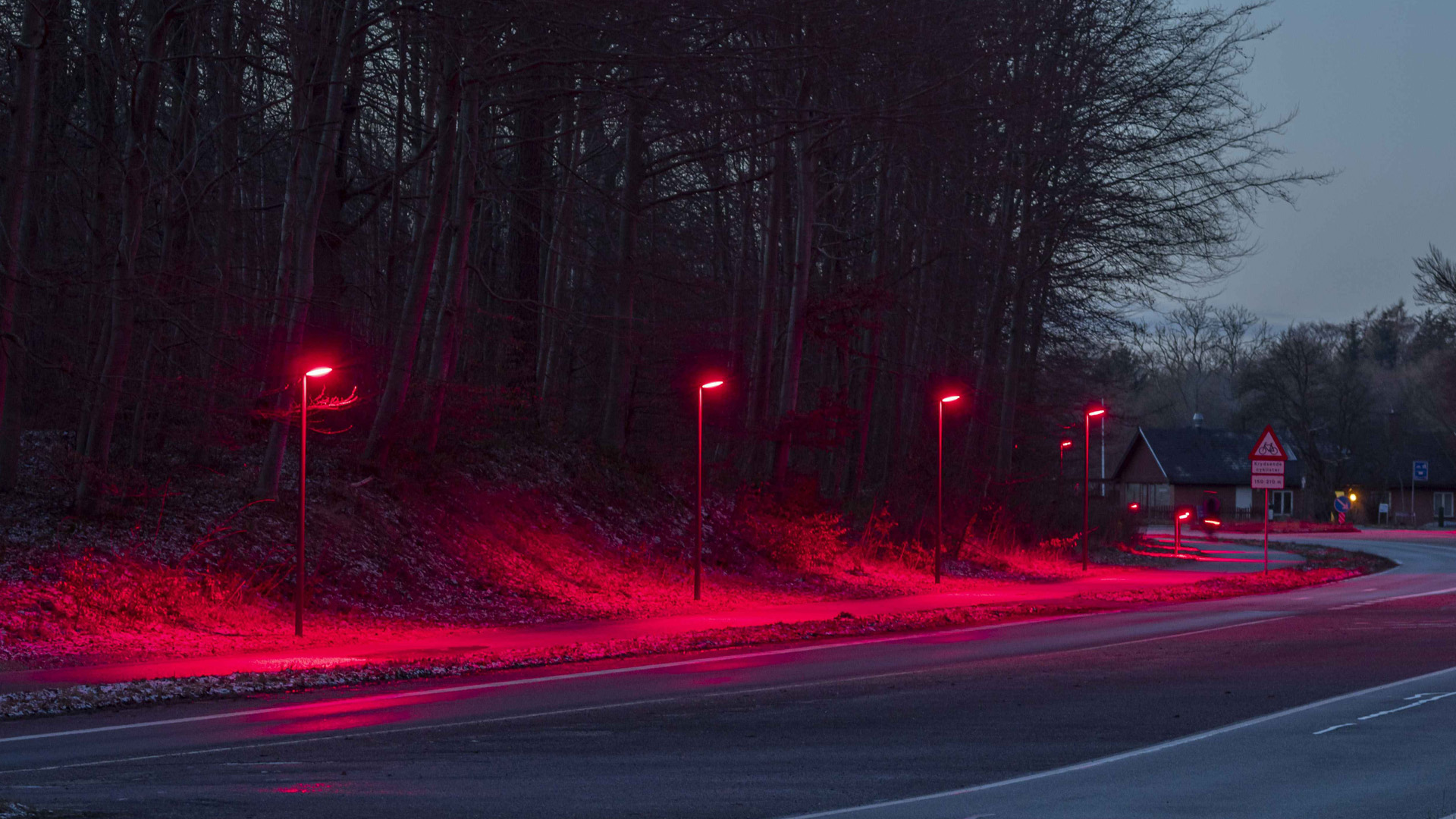 Le Danemark peint ses routes en rouge pour résoudre une crise inattendue que la plupart des villes modernes continuent d'ignorer