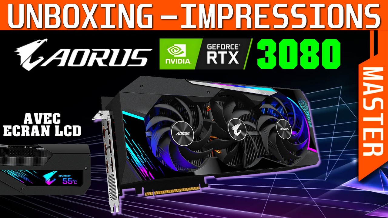 La RTX 3080 AORUS MASTER 10G une grosse carte dans tous les sens du terme