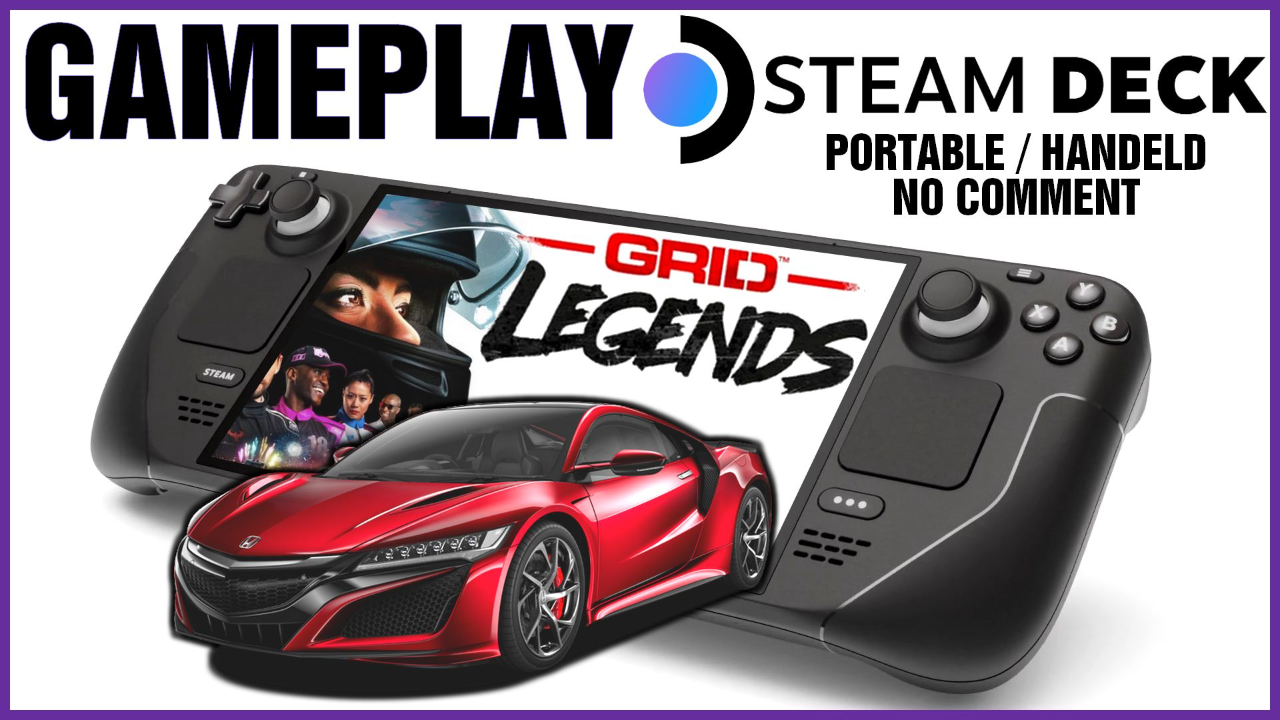 GAMEPLAY STEAM DECK - Grid Legends en mode portable - Honda NSX à Suzuka !