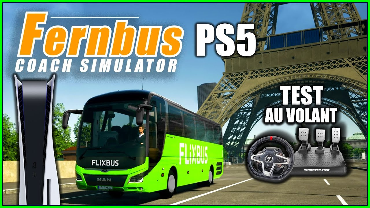 TEST de FERNBUS SIMULATOR sur PS5 + au Volant Thrustmaster T248 (Dispo aussi sur Xbox Series)