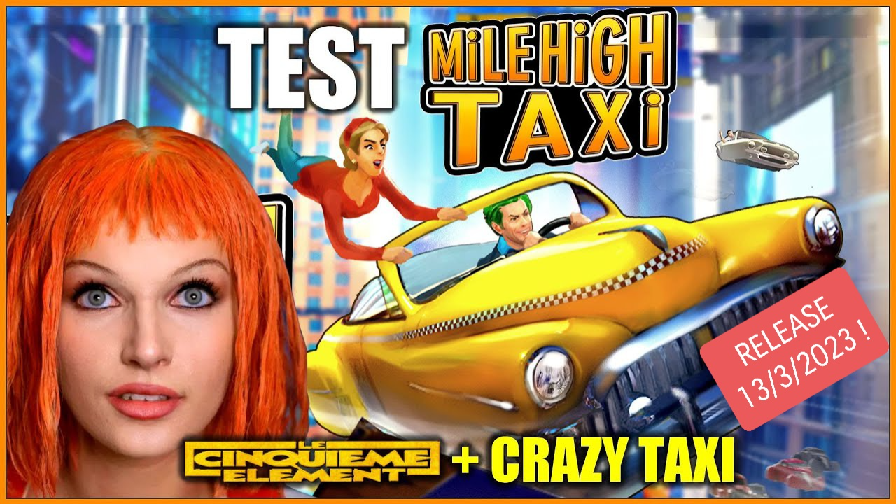 Crazy Taxi + Le 5ème ÉLÉMENT ! Un jeu assez dingue