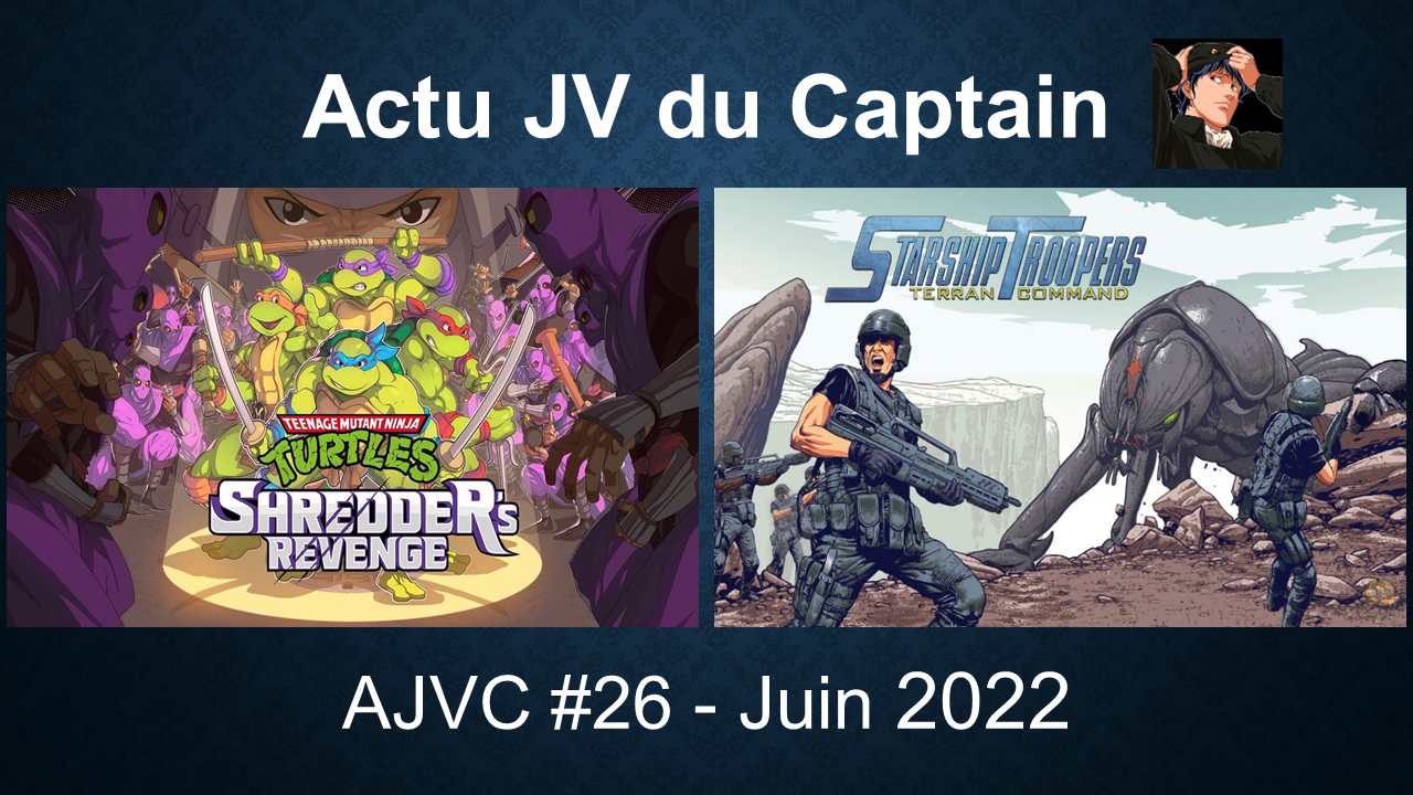 Sorties jeu vidéo : juin 2022 | TMNT, Diablo, Starship Troopers, Mario Strikers, ... (AJVC 26)