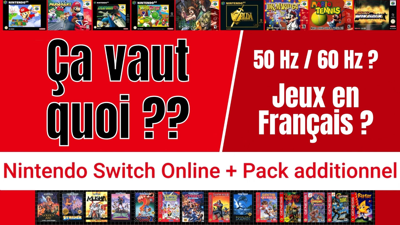 Découverte du pack additionnel "Nintendo Switch Online". Ça vaut le coup ?