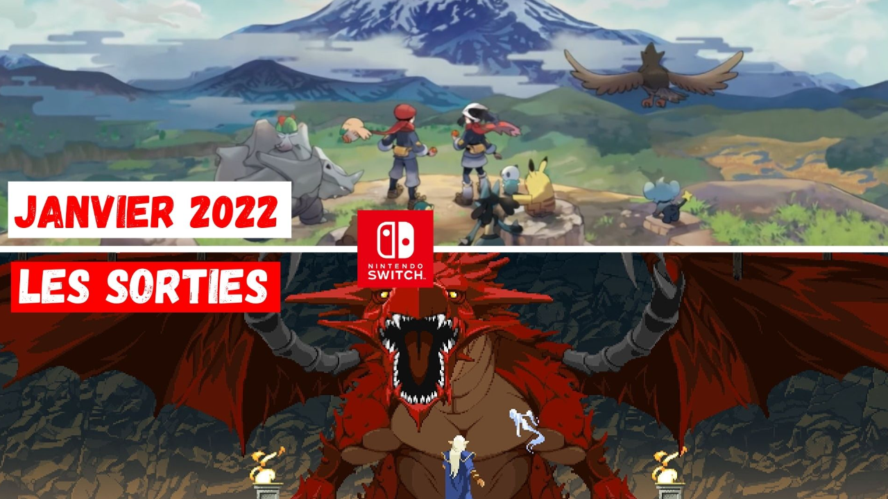 Le Calendrier des Sorties Nintendo Switch - Janvier 2022