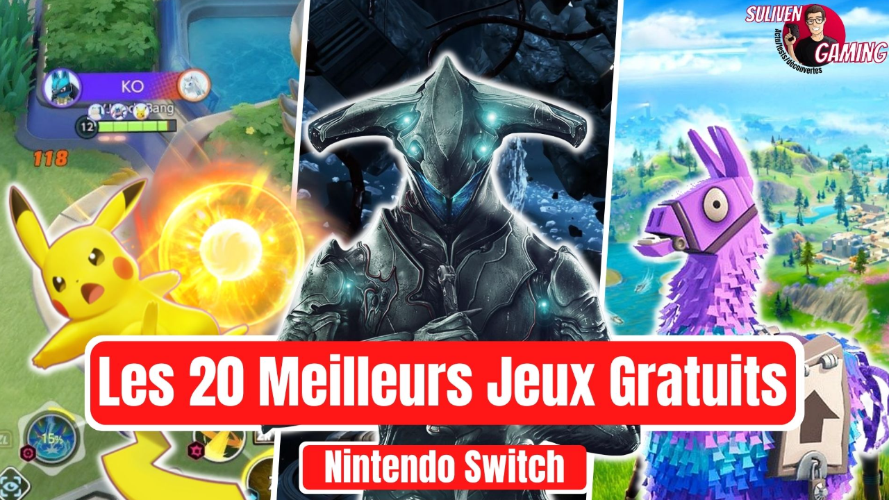 Les 20 meilleurs jeux gratuits sur Nintendo Switch !