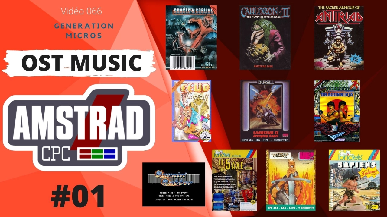 Amstrad CPC et Commodore 64 : musiques cultes