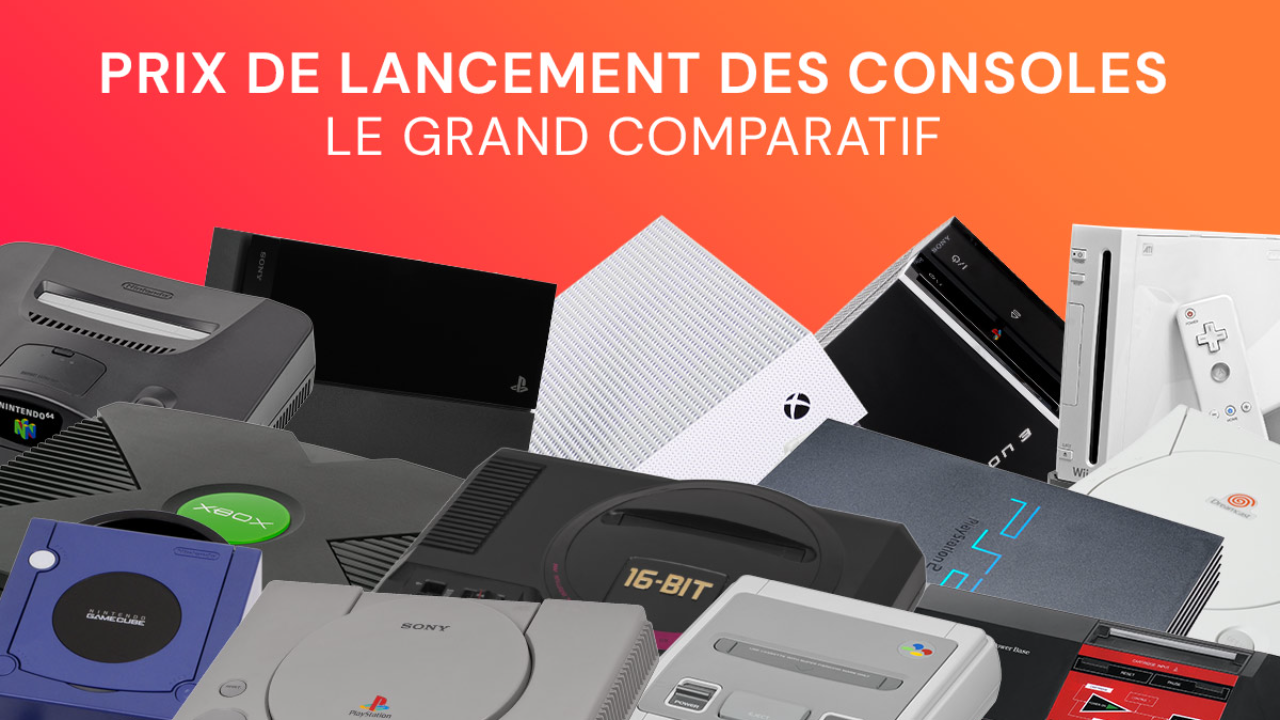 Consoles de salon : historique des line-up et comparaison des prix de lancement (ajustés à l'inflation)