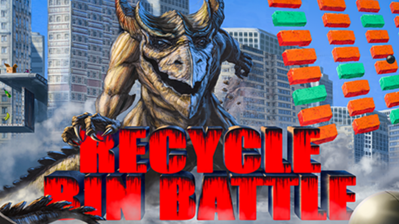Recycle Bin Battle : mon nouveau jeu
